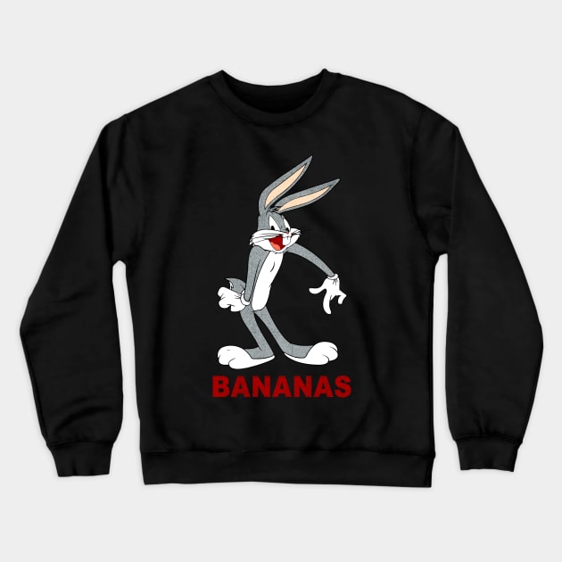 banana bunny Crewneck Sweatshirt by okefandi